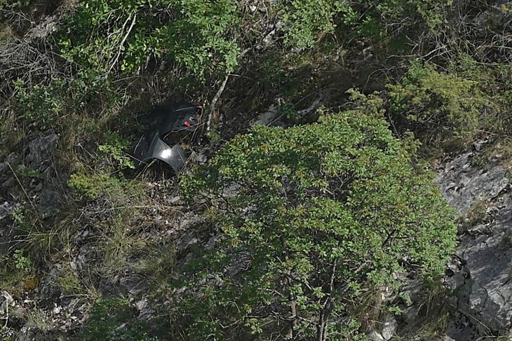 Mjesto pada helikoptera (foto HINA/ Mario STRMOTIĆ/ ms)