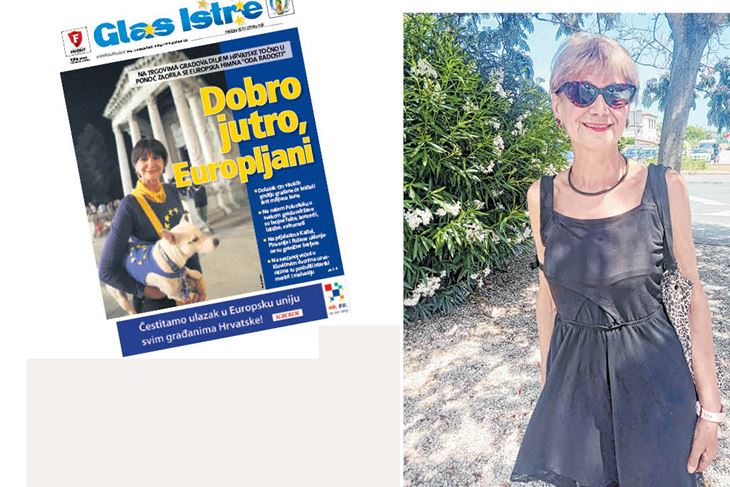Naslovnica Glasa Istre iz 2013. godine / Nada Jodanović
