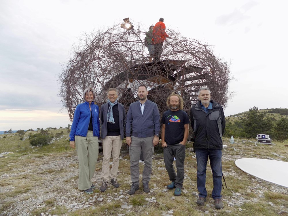 Jasna Jelinke, Michel Langrand, Žarko Erceg, Ivan Juretić i Darko Berljak (Snimila Gordana Čalić Šverko)