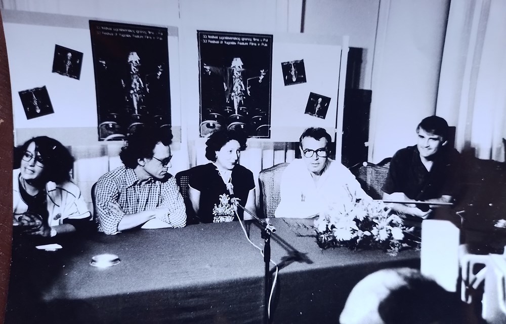 Miloš Forman u Domu JNA (Snimio Mate Ćurić)