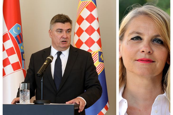 Zoran Milanović / Tihana Tomičić (Snimio Davor Kovačević / Novi list)