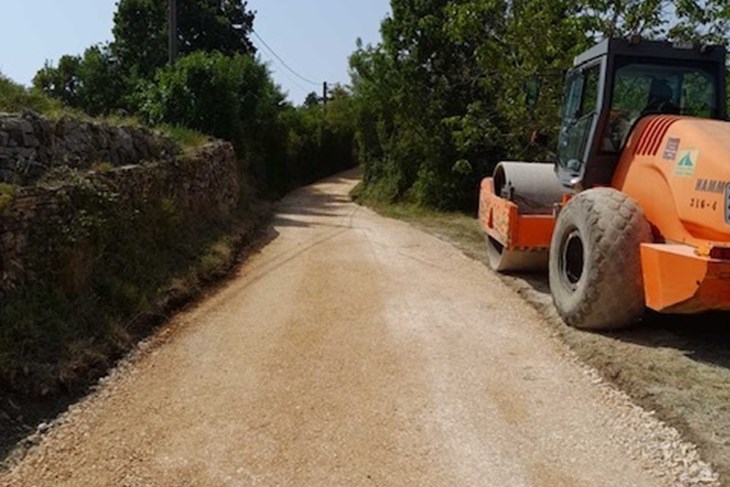 Radovi u Rogočani bit će gotovi do sredine idućeg tjedna (Foto Grad Labin)