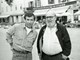 Zajedno su snimili četiri glazbene kazete i pet CD-a - Sergio Preden Gato i Piero Soffici na rovinjskoj rivi 1984. godine (Snimio Aldo Pokrajac)