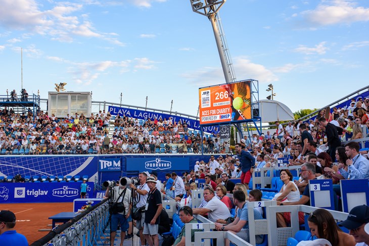 "As za spas" (Foto ATP Umag 2022.)