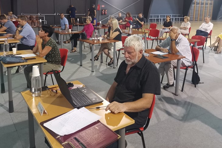 Niz zanimljivih tema raspravili su labinski vijećnici (Snimio Branko Biočić)