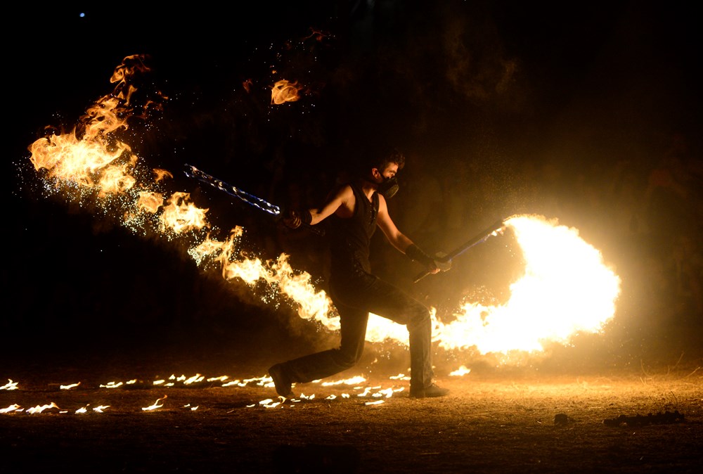 Obavezan je i fire show (Arhiva Glasa Istre)