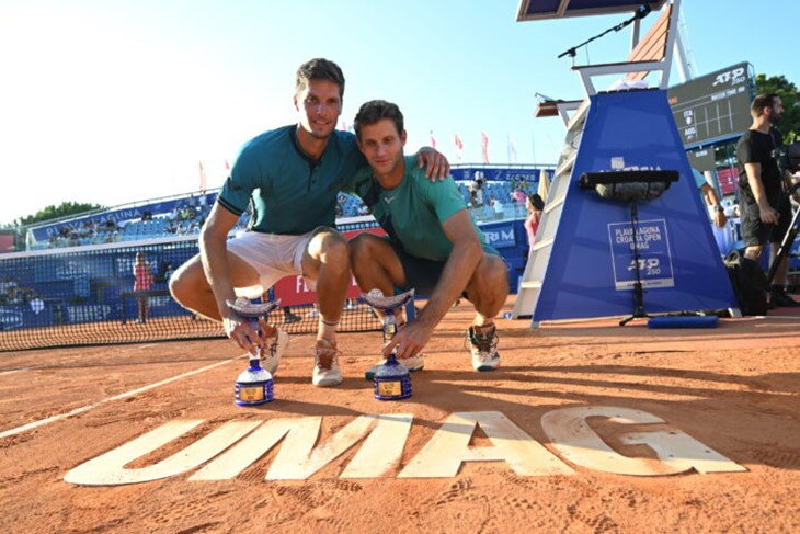 Nino Serdarušić i Blaž Rola (Foto: ATP Umag 2023)