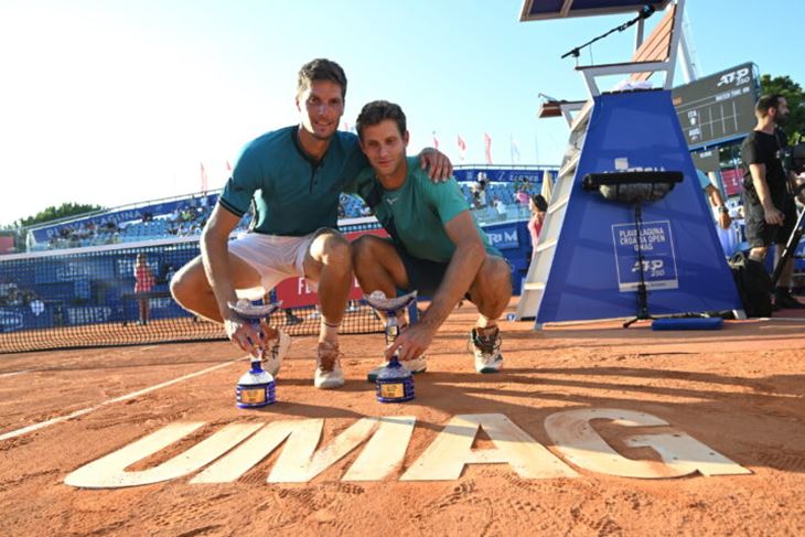 Nino Serdarušić i Blaž Rola (Foto: ATP Umag 2023)