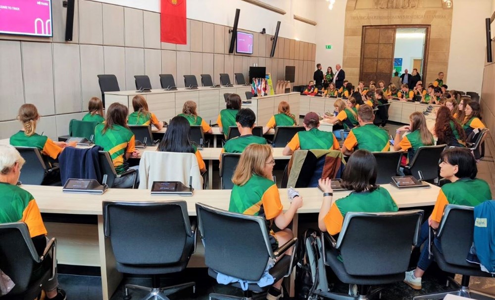 Prijem pulskih učenika kod gradonačelnika Triera (Foto Grad Pula)