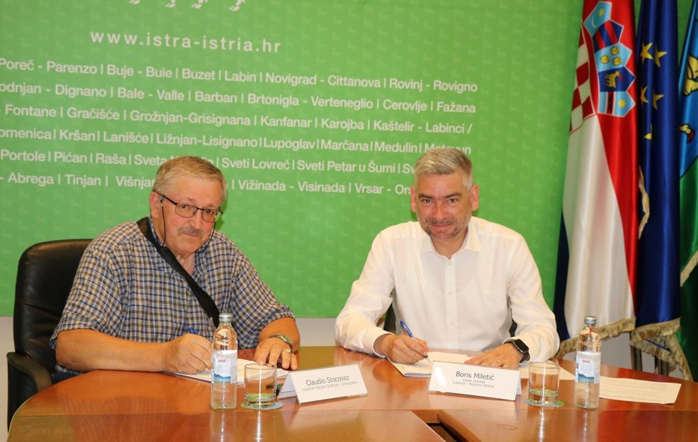 Claudio Stocovaz i Boris Miletić (Foto Istarska županija)