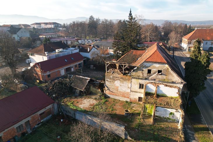 Petrinja iz zraka dvije godine nakon potresa (Snimio Slaven Branislav Babic/Pixsell)