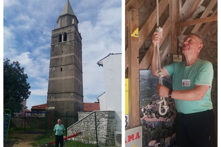 Gradsko zvono zvonika sv. Justa ove godine obilježava 400. obljetnicu (Snimio Branko Biočić)