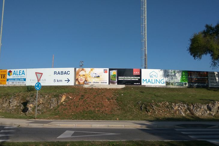 Gradski stadion u Labinu (Snimio Branko Biočić)