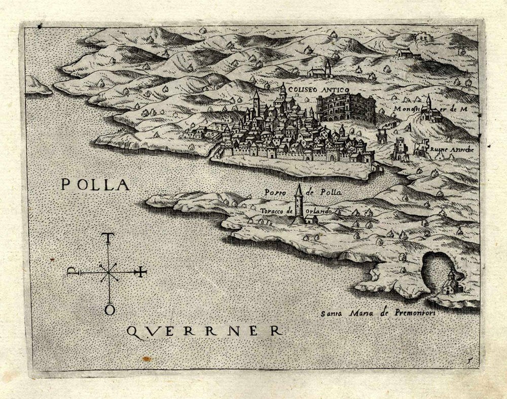 Karta Pule iz 1574. godine