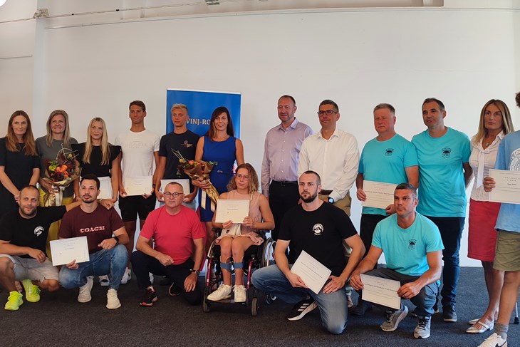 Nagrađeni najbolji rovinjski sportaši (Foto Grad Rovinj)