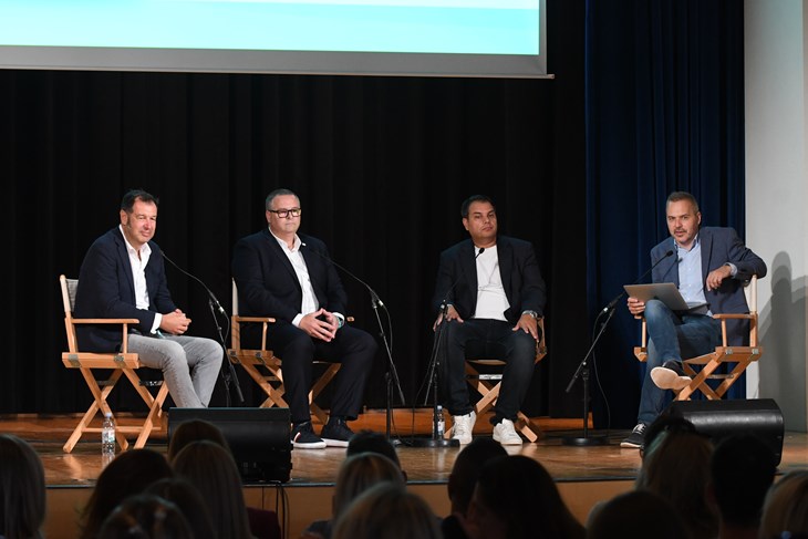 Boric Kovaček, Kristjan Staničić, Joe Bašić i Petar Štefanić (Snimio Milivoj Mijošek)