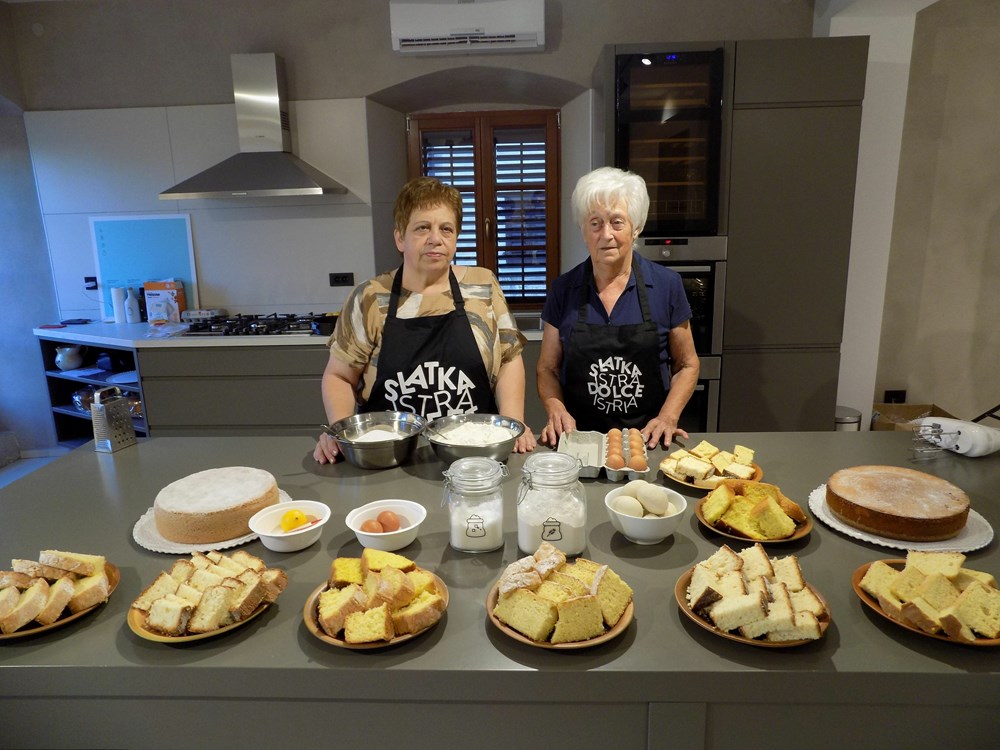 Ovdje možete naučiti i kako se izrađuje tradicionalni istarski kolač pandešpanj (Snimila Gordana Čalić Šverko)