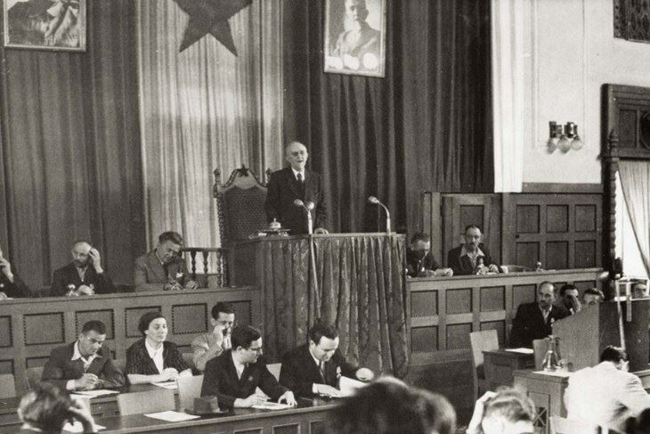 Predsjednik Sabora Vladimi Nazor 1947. godine emotivno je pozdravio zastupnike "zemlje Istre"