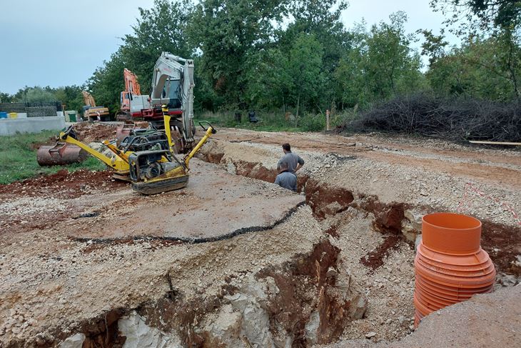 Kanalizacija Dračevac (Foto Grad Poreč)