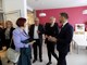 Gradonačelnik Damir Kajin, ravnateljica Doma Gordana Helen Šišović, ministar rada, mirovinskog sustava, obitelji i socijalne politike Marin Piletić (Snimila: Gordana Čalić Šverko)