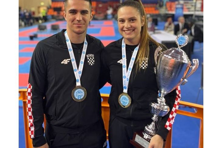 Elizabeta Crnković i Marko Džin (Foto KBK Planet Sport)