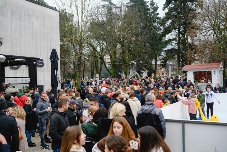 Za vrijeme blagdanskih događanja i ranijih je godina vladala velika gužva (Foto: Grad Pazin)