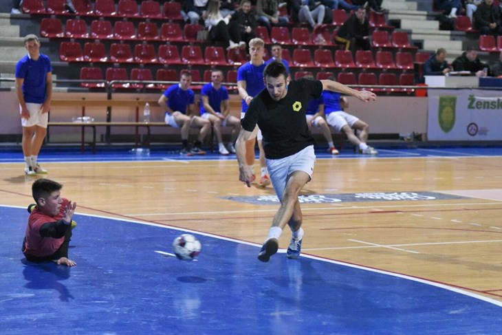 Ugradio pogodak u pobjedu Grina u šesnaestini finala - Frane Jelenić (Foto Futsal Pula)