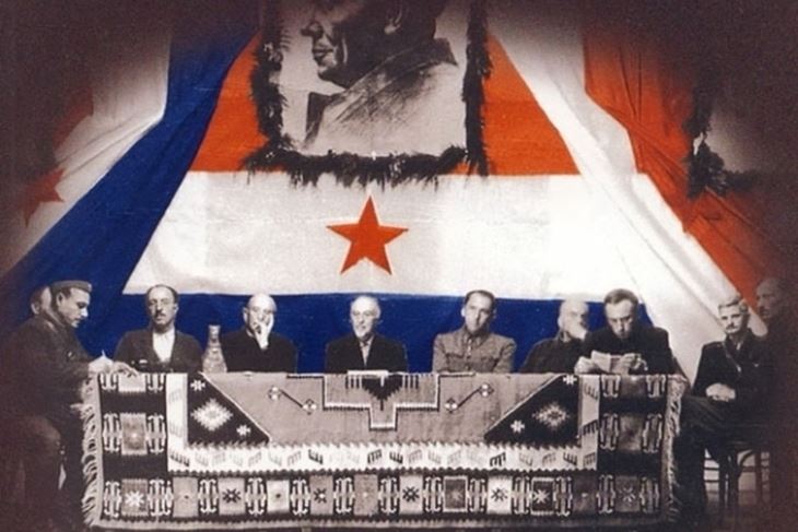 Predsjedništvo Sabora u Topuskom 8. i 9. svibnja 1944. - formalno utemeljena Federativna Država Hrvatska (Arhiva Glas Istre)