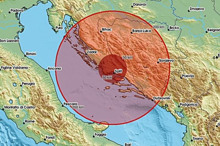 Magnituda potresa iznosila je 3.0 prema Richteru