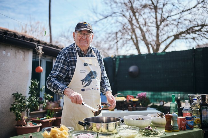 Josip Tirelo bio je najstariji sudionik projekta (Foto Muzej grada Umaga)