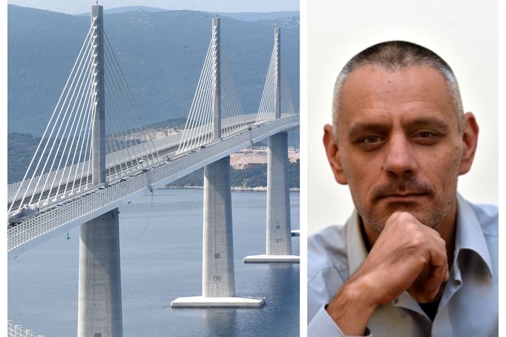 Pelješki most / Dražen Katalinić (Snimio Segej Drechsler / Novi list, Snimio Davor Kovačević / Novi list)