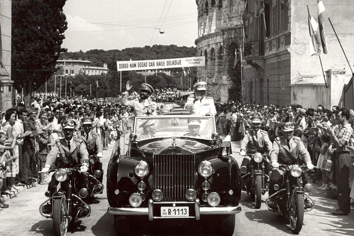 Haile Selasije i Tito u Puli 1959. 