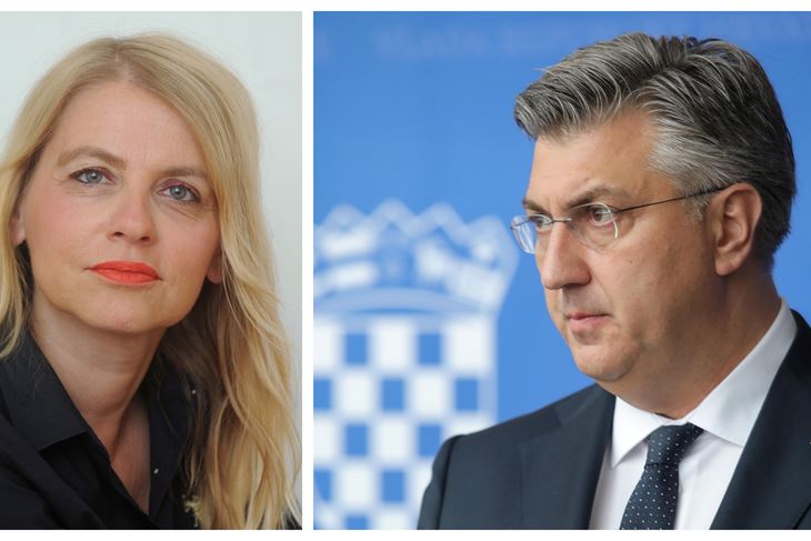 Tihana Tomičić / Andrej Plenković (Foto: Arhiva Novog lista / Snimio: Tomislav Miletic/Pixsell)