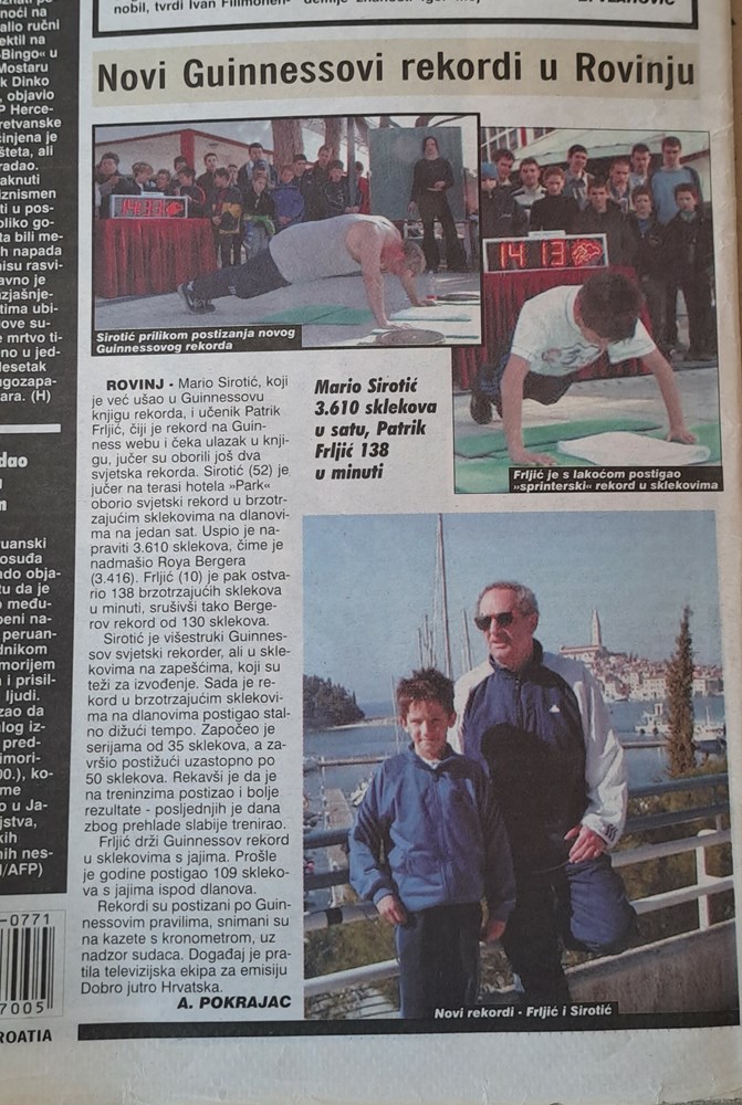 Na današnji dan 2003. godine u Glasu Istre