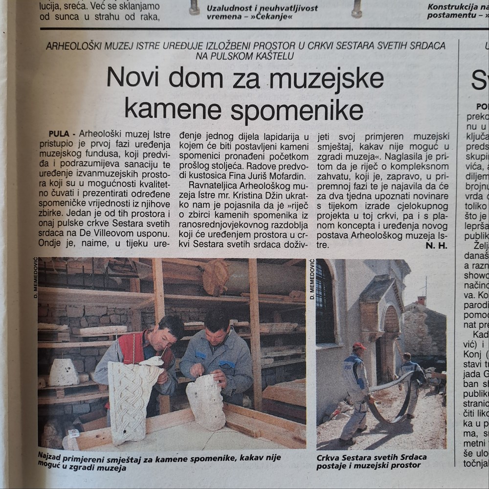 Naslovnica Glasa Istre 24. ožujka 2007. godine