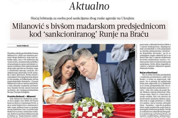 "Želim ti sutra sretan put na Brač i puno mi pozdravi svog rođaka! P.S. Izgleda da će kravica ipak ostati doma", poručio je Butković