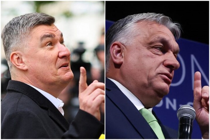 Zoran Milanović i Viktor Orban (Reuters)