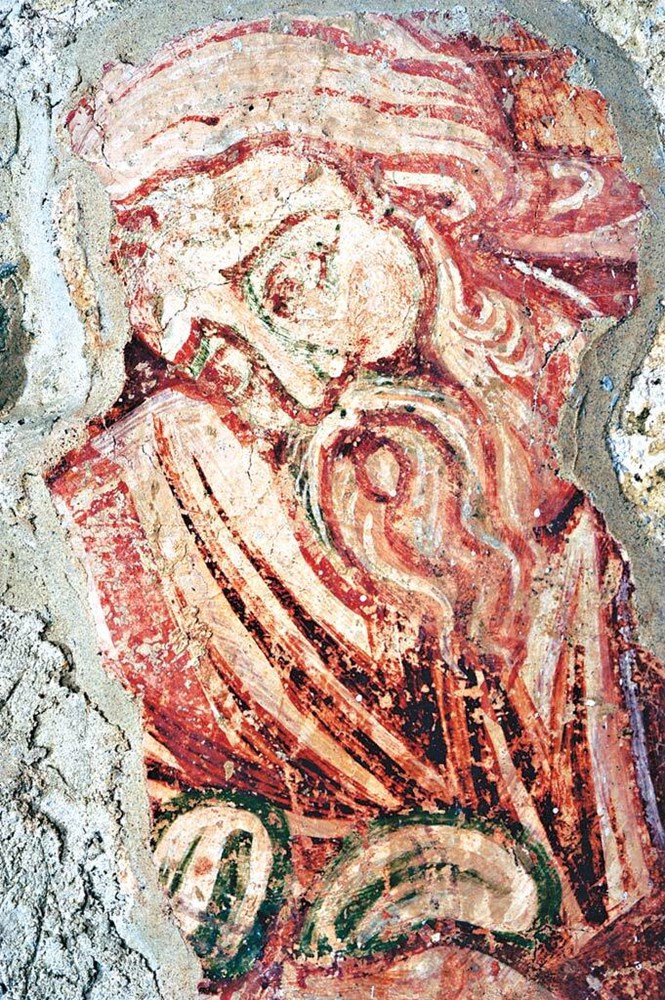 Detalj freske iz Huma