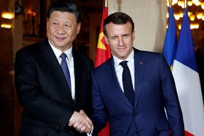 Xi Jinping i Emmanuel Macron (Reuters)