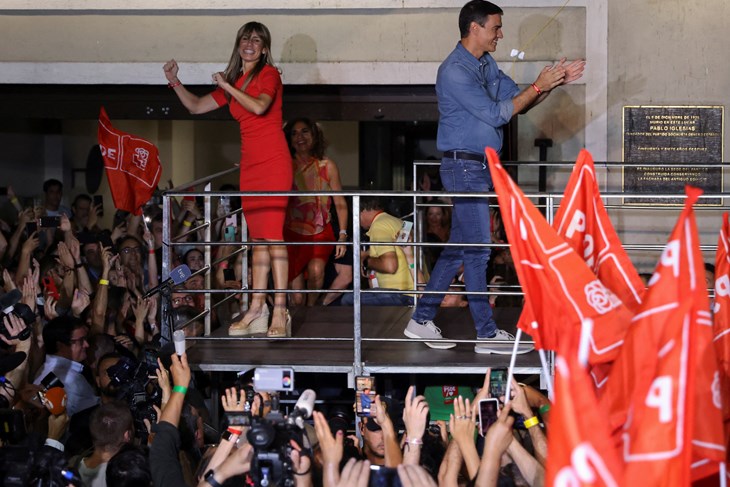 Pedro Sanchez i Begona Gómez (Reuters)