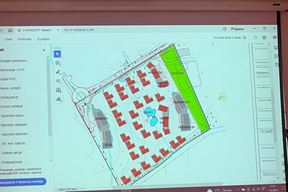 Prikaz elaborata Urbanističkog plana uređenja Manerin (Snimila Doria Mohorović)