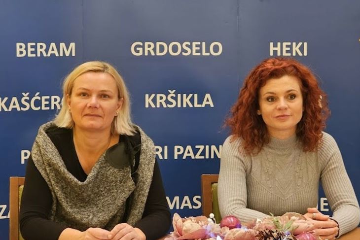 Suzana Jašić i Anna Kuzma (Foto Grad Pazin)