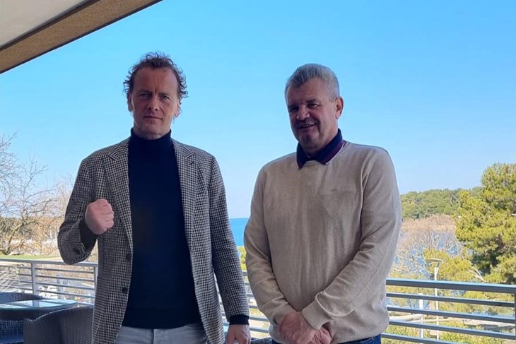 Predsjednik World Boxinga Boris van der Vorst i predsjednik HBS-a Bono Bošnjak (Foto HBS)