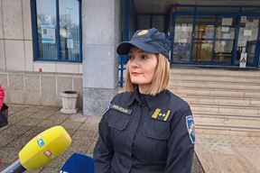 Glasnogovornica Policijske uprave istarske Suzana Sokač (Snimio Zoran Oljača)