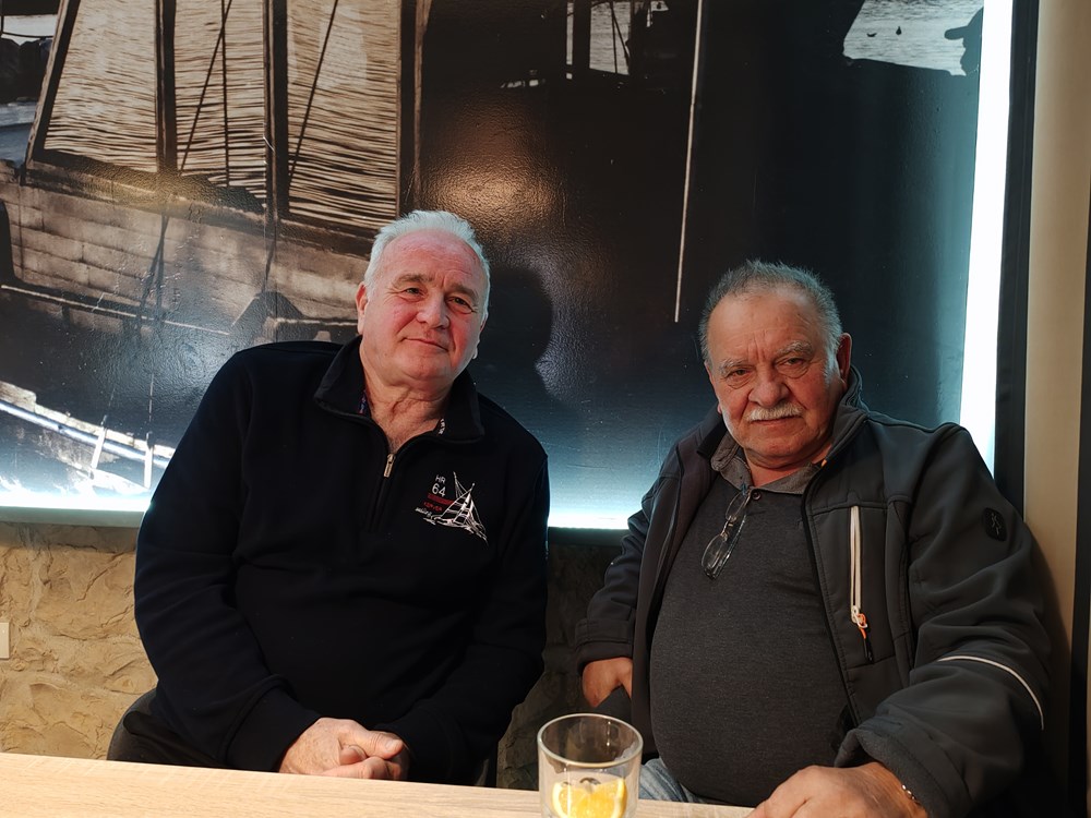 Robert Stepčić, predsjednik i Ivo Juras, tajnik Udruge za Plomin&scaron;tinu (Snimio Branko Biočić)