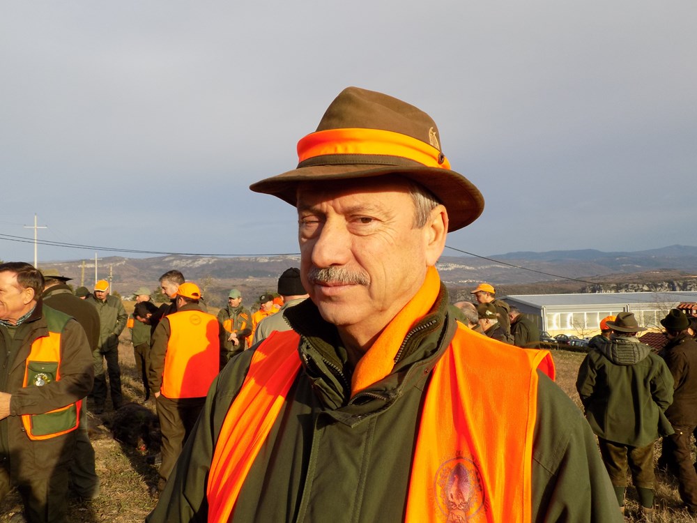 Graciano Prekalj, predsjednik Lovačkog saveza Istarske županije (Snimila Gordana Čalič &Scaron;verko)
