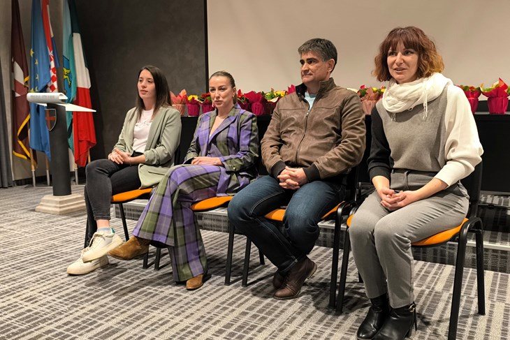 Dea Valenta, Bojana Puzigaća, Fabrizio Vižintin i Lovorka Lukani (Snimio Zvonimir Guzić)