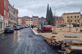 Prva faza završila je postavljanjem novog asfalta na jednoj dionici (Snimila Nina Orlović Radić)