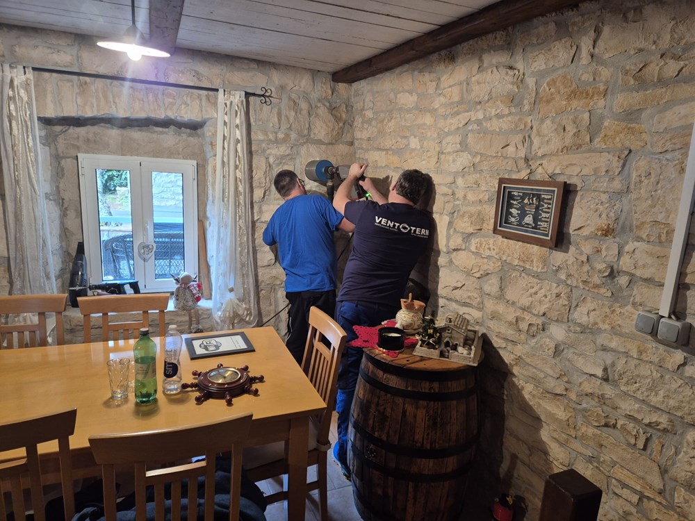 Montaža po principu ključ u ruke, gotova u jednom danu.