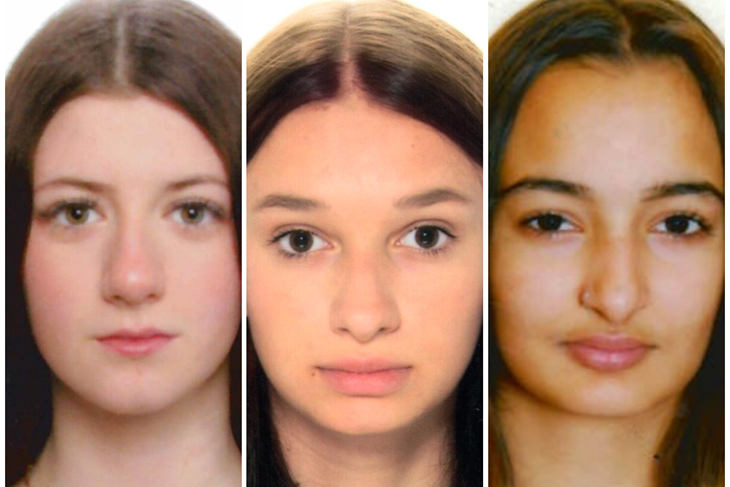 Meri Avdić, Maja Tadić, Valentina Zahirović (Foto nestali.hr)